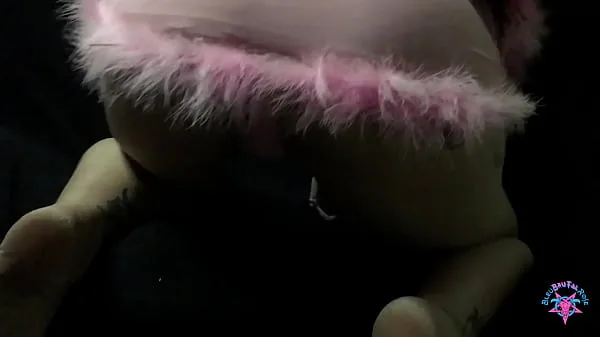 BleuBrutalRose – home feeling super horny …  teasing all night with my new pink lingerie kit … trying to get my tiny pussy pounded From behind by my husband after i suck his huge big dick … Miss Pink
